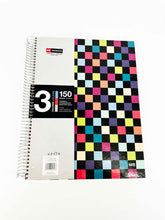 Spiral 3 Subj Notebook A4 Miquel Ruis 150sht Hor.Chess Multi (ML2256) - Al Masam Stationery LLC